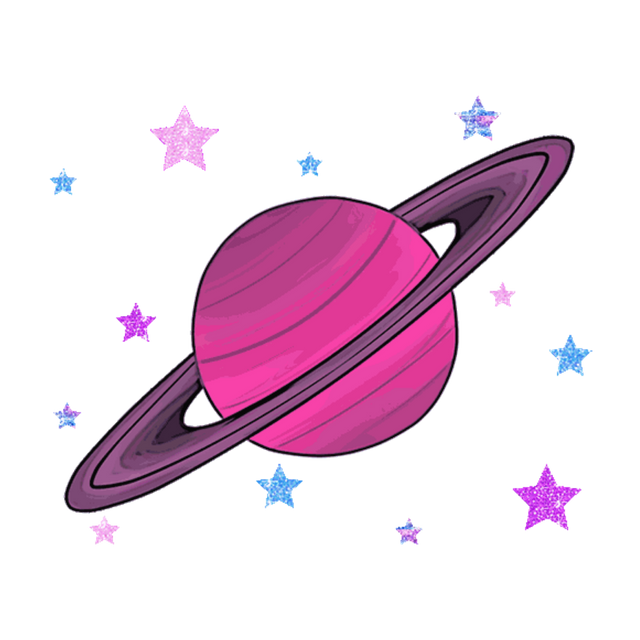 gezegenler, cool Tumblr, gezegen, Vaporwave, Jupiter, saturn, aesthetics, pastel, kavaii, online And Offline, clipart.png
