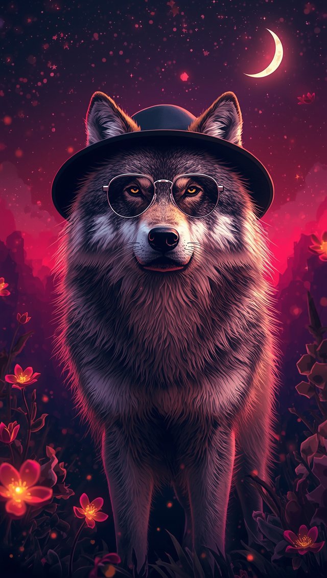 Lucid_Origin_A_large_fluffy_wolf_with_a_relaxed_expression_wea_2.jpg