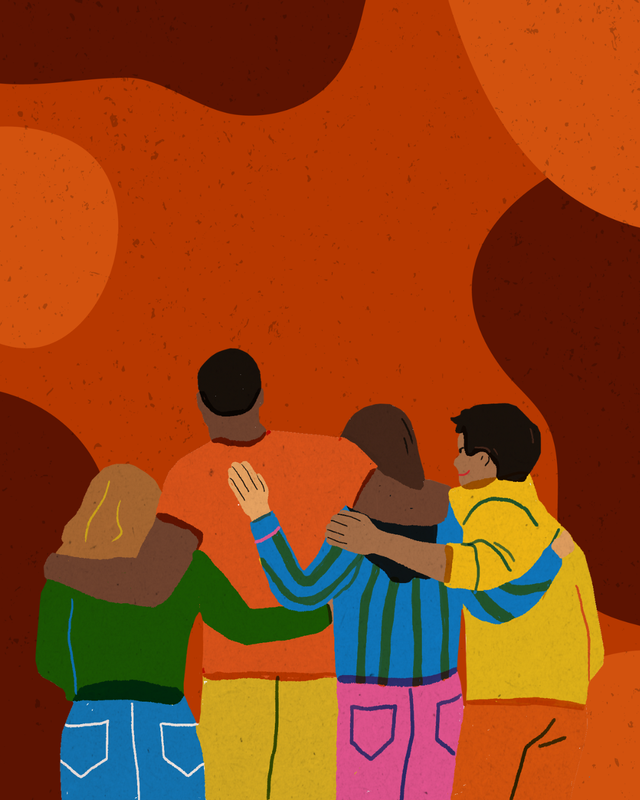 Orange Yellow and Green Illustrated Friendship Instagram Post.png