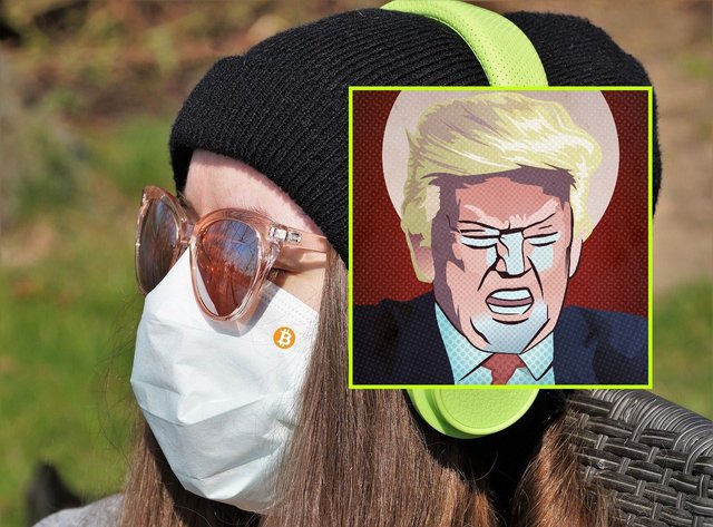 Lady rouška a Trump.jpg