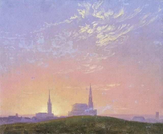 Caspar_David_Friedrich_-_Abend_(Sonnenuntergang_hinter_der_Dresdener_Hofkirche),_1824.jpg