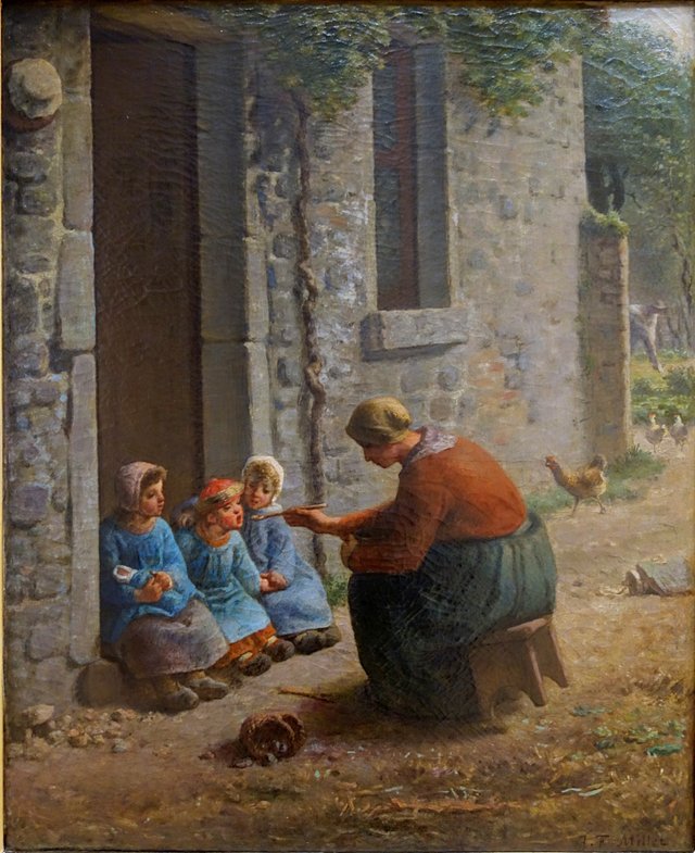 Lille_PdBA_millet_la_becquée.jpg