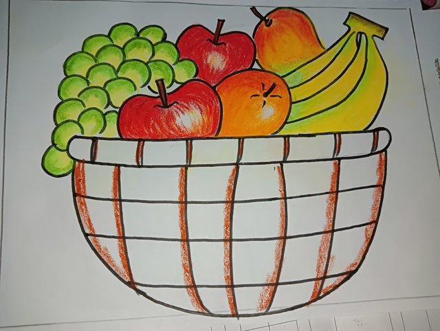 Fruit Basket of Plenty Still Life-saigonsouth.com.vn