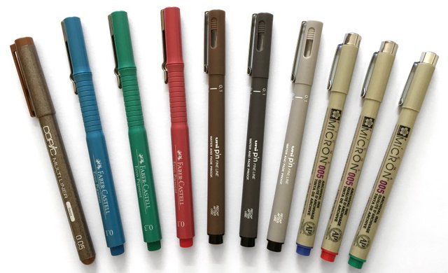 My Recommended Technical Pens for Drawing - Ran Art Blog