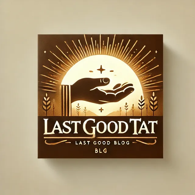 DALL·E 2025-03-10 13.41.55 - A conceptual illustration representing 'Last Good Tat' blog. The image features a warm, inviting design with a hand offering a good deed, symbolizing .webp