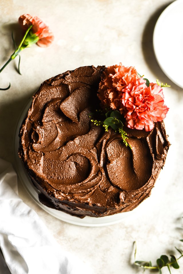 Dark Chocolate Vegan Birthday Cake (GF)-1.jpg