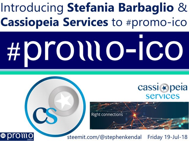 Introducing Stefania Barbaglio and Cassiopeia to Promo-ICO.jpg