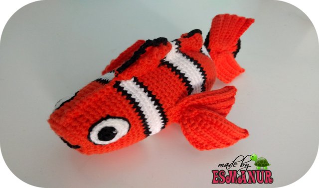 findet nemo finding amigurumi chrochet clownfish doll fish