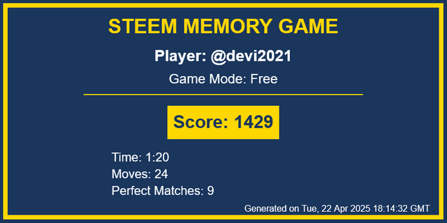 Game Result