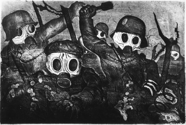 Otto Dix's Shock Troops Advance under Gas.jpg