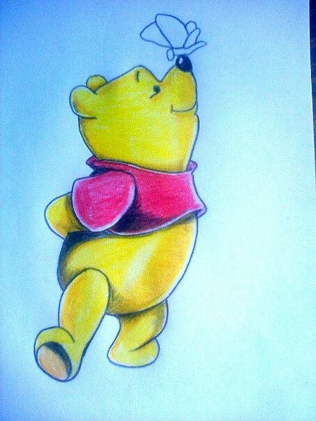 ✏️ / 🎭winnie pooh dibujo 🎨para una amiga 🎨 ✏️ / 🎭 — Steemit