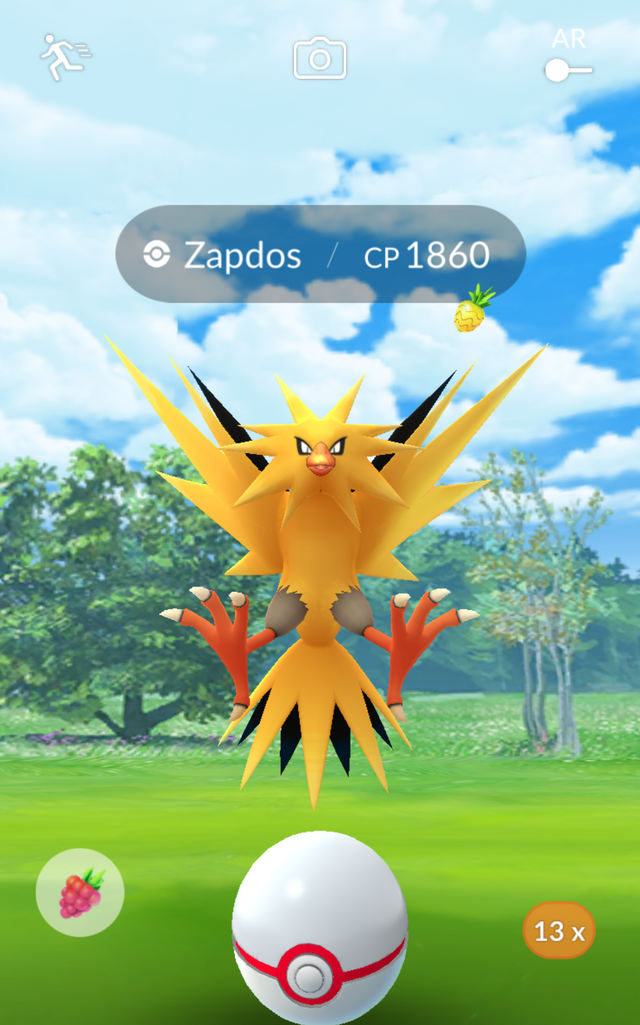 Shiny Zapdos - Pokemon Go