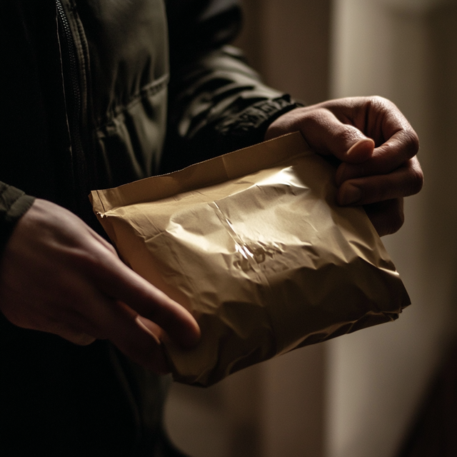 A_person_carefully_unwrapping_a_small_plain_pack_47cd8d79-d2d5-4e56-8e2e-fb324650e81e_1.png