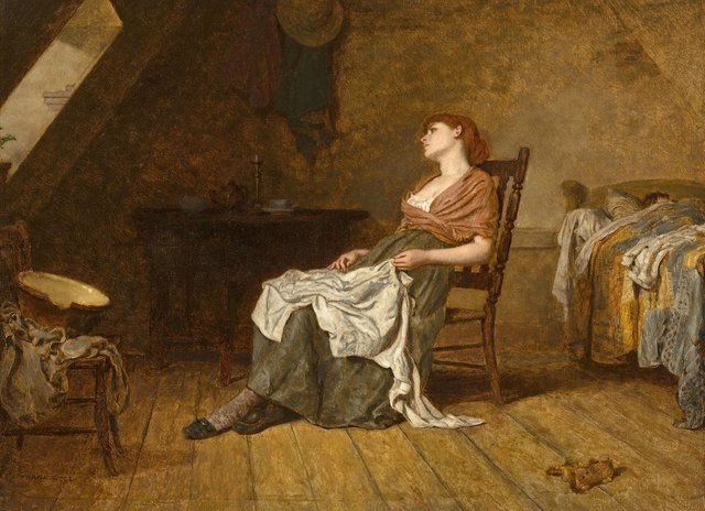 Paint it black: Frank Holl, master of Victorian darkness, Painting