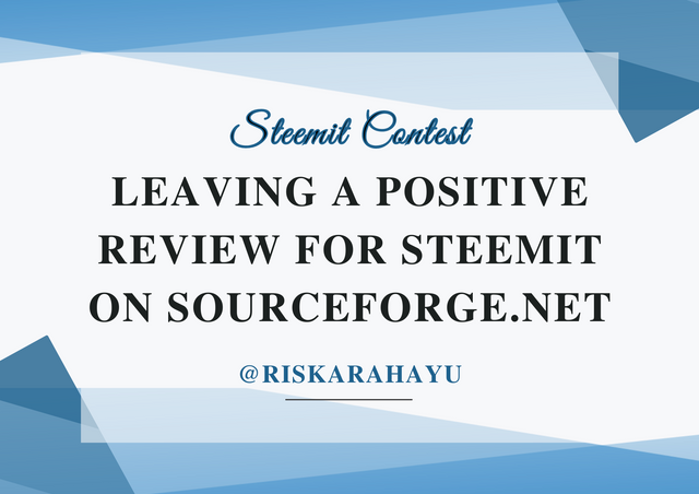 Steemit Contest  Leaving a Positive Review for Steemit on Sourceforge.net.png