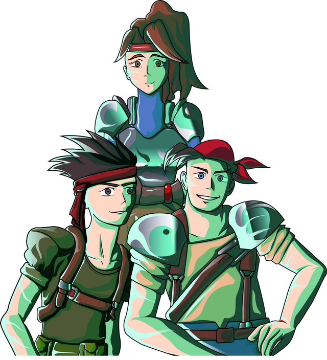 FFVII Poster Biggs Wedge and Jessie.png