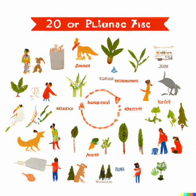 DALL·E 2023-04-20 01.23.18 - Simple Eco-friendly Actions to Save Our Planet ecology nature animals.png