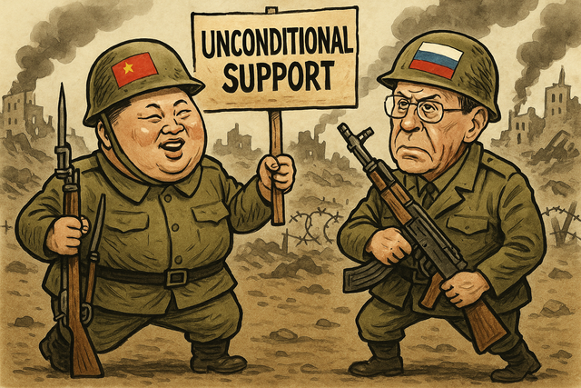 Kim Jong Un pledges unconditional support.png