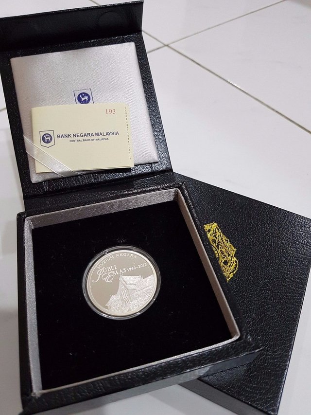 2013 Malaysia 50 Year Museum Nordic Gold Rm 1 Coin