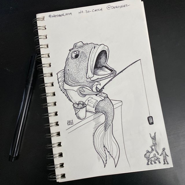 Inktober 2019! No. 30 - Catch