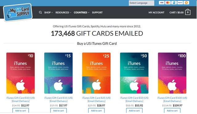 How to Redeem a US iTunes Gift Card Online - MyGiftCardSupply