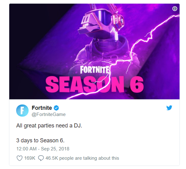 the iconography of the dj llama in this teaser has given many fans the impression that this will become a new skin with the strange dancing phenomenon - teaser saison 6 fortnite