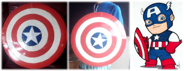 Escudo Capitán América niño - Marvel