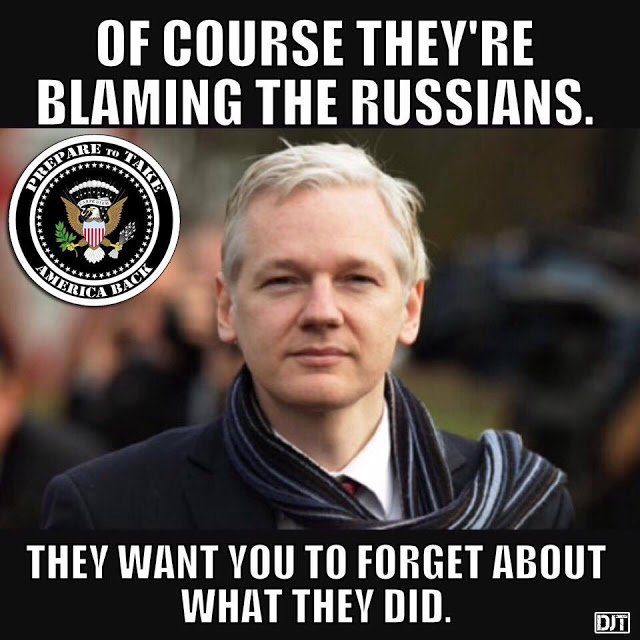 Assange of course they are blaming the Russians.jpg