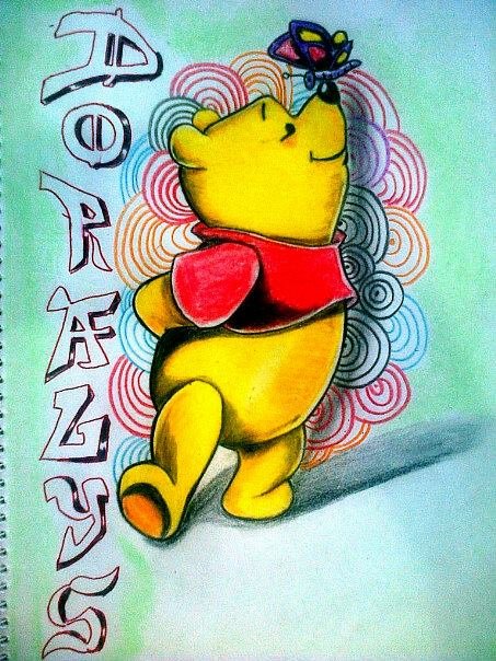  ✏️ / 🎭winnie pooh dibujo 🎨para una amiga 🎨 ✏️ / 🎭 — Steemit