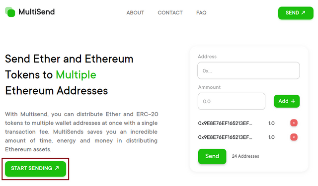 eth tokens use eth address