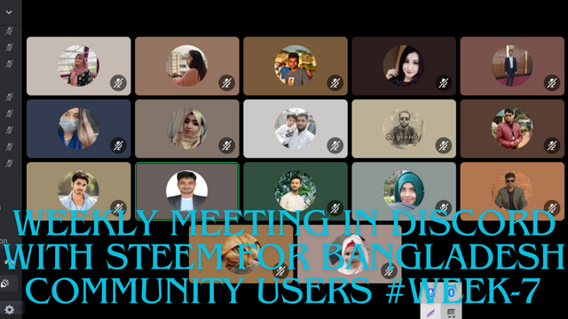 Weekly meeting in discord with Steem for Bangladesh community users #week-7.png