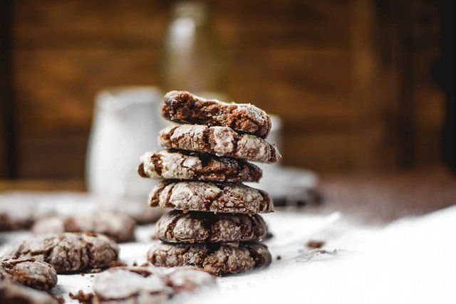 Soft Dark Chocolate Crinkle Cookies (Vegan)-5.jpg