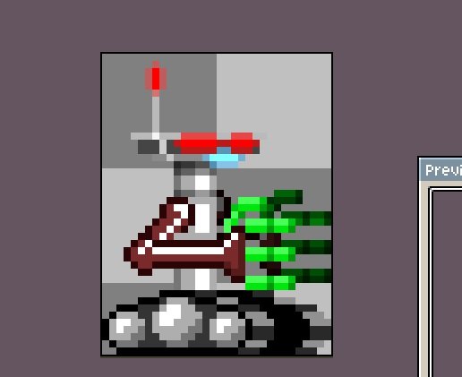 Pixel Art Sprite of Robot