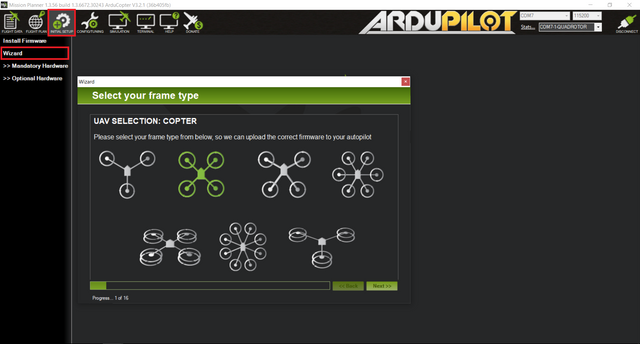 APM configuration before the first flight Steemit