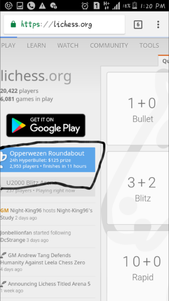 Lichess Titled Arena 4