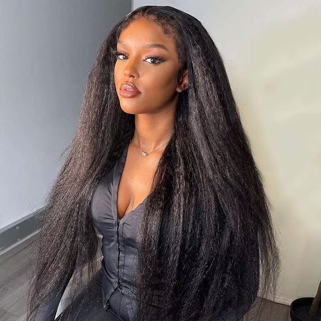 kinky curly half wig