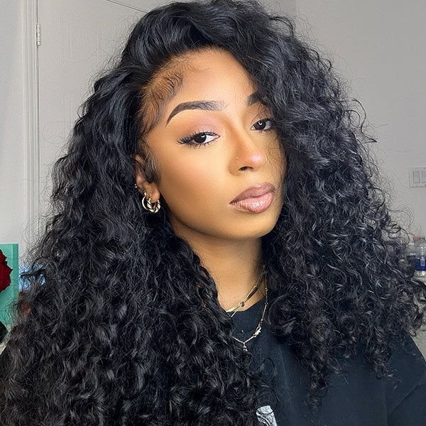 water wave half wig
