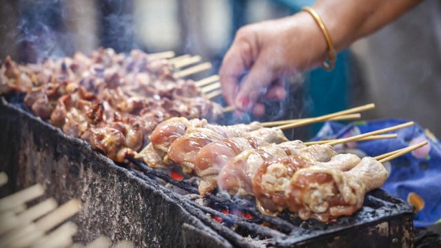 Image result for smoke grilled street foods in Nigeria 2018