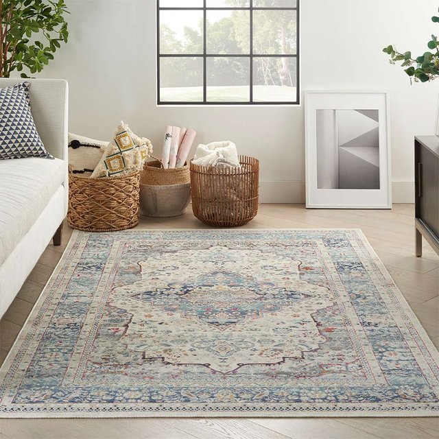 white and cream rugs