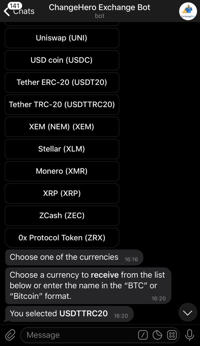 image  3  887x1536 - ChangeHero Telegram Exchange Bot: How to Swap Crypto?