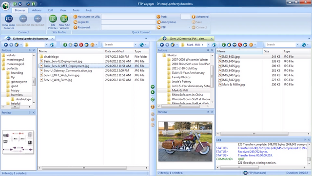 FTP Voyager Screenshot