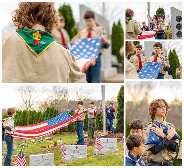 west roxbury boston event photographer boy scouts flag retirement ceremony the gardens