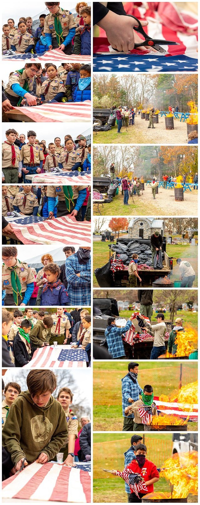 flag retirement boston west roxbury scouts