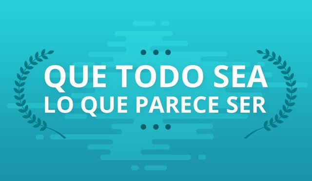 Diseó web: Que todo sea lo que parece ser