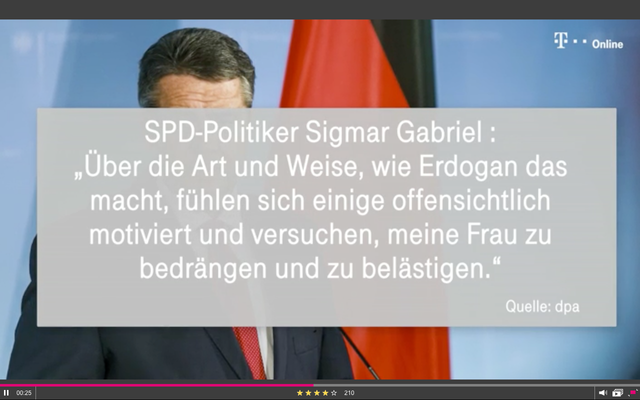 Sigmar Gabriel Aussage