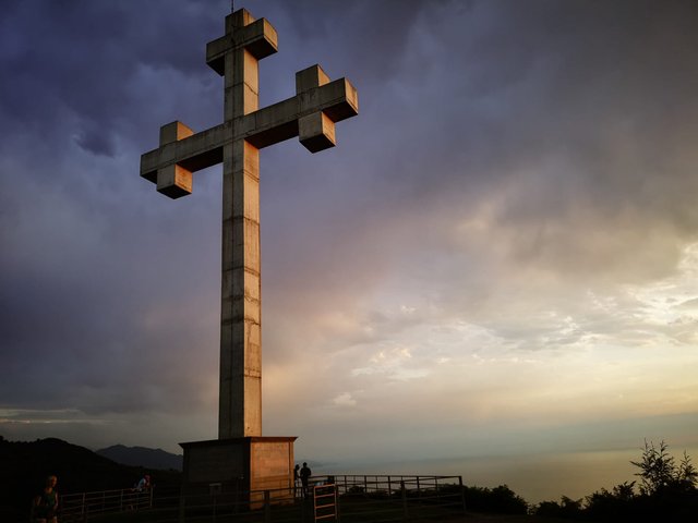 Cross near Gonio Town. Georgia