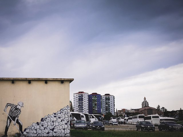 Graffiti in Batumi City, Georgia