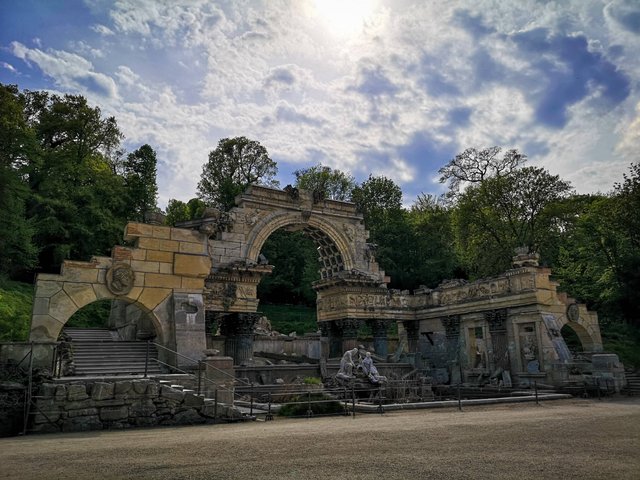 The Roman Ruins in Schönbrunn Palace Gardens, Vienna