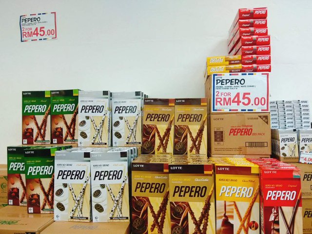 pepero. Korea Fair. 