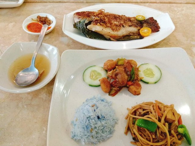 midas lunch set fish meal food